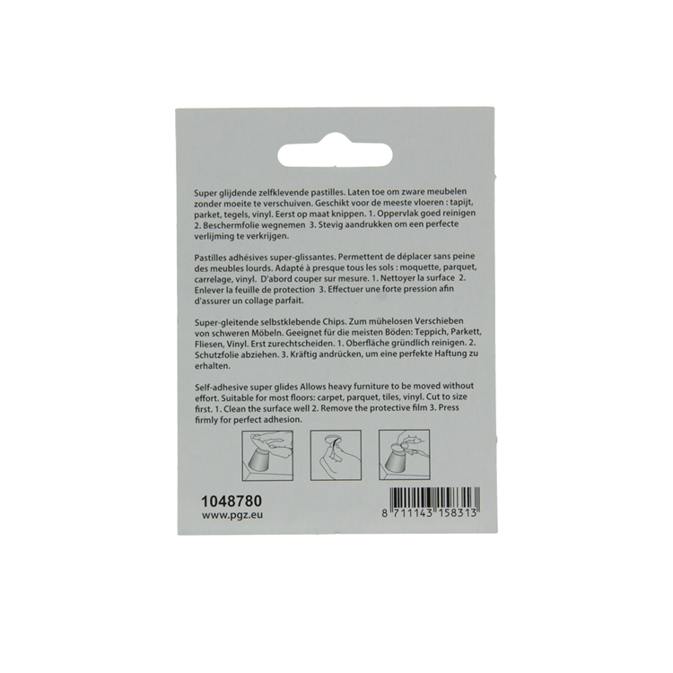 Load image into Gallery viewer, Mack 1048780 - super glijpastille zelfklevendbruin ø 30 mm 4 st pcs | 12 stuks