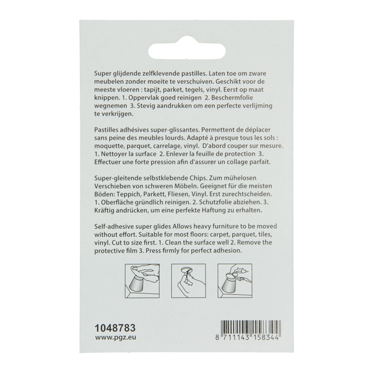 Load image into Gallery viewer, Mack 1048783 - super glijpastille zelfklevendbruin ø 40 mm 4 st pcs | 12 stuks