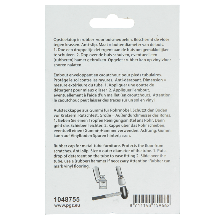 Load image into Gallery viewer, Mack 1048755 - opsteekdop rubber zwart ø 16 mm 4 st pcs | 6 stuks