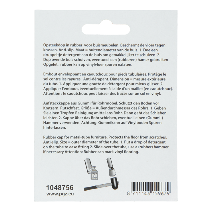 Load image into Gallery viewer, Mack 1048756 - opsteekdop rubber zwart ø 12 mm 4 st pcs | 6 stuks