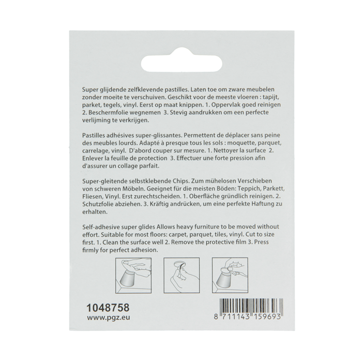 Load image into Gallery viewer, Mack 1048758 - super glijpastille zelfklevendbruin ø 20 mm 8 st pcs | 12 stuks