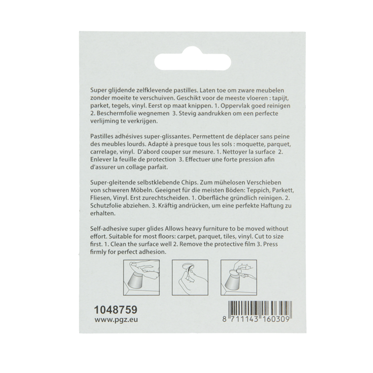 Load image into Gallery viewer, Mack 1048759 - super glijpastille zelfklevendbruin ø 25 mm 4 st pcs | 12 stuks