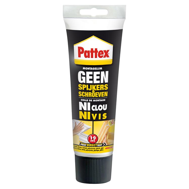 Load image into Gallery viewer, Pattex montagekit 250 g – geen spijkers schroeven – universale montgellijm binnen – extra sterk waterdicht – voor hout, metaal, steen meer