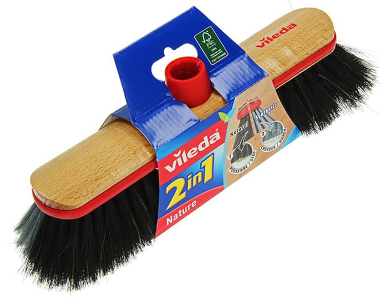 Load image into Gallery viewer, Vileda 1003293 - binnenbezem mixte 2 in 1 | 6 stuks