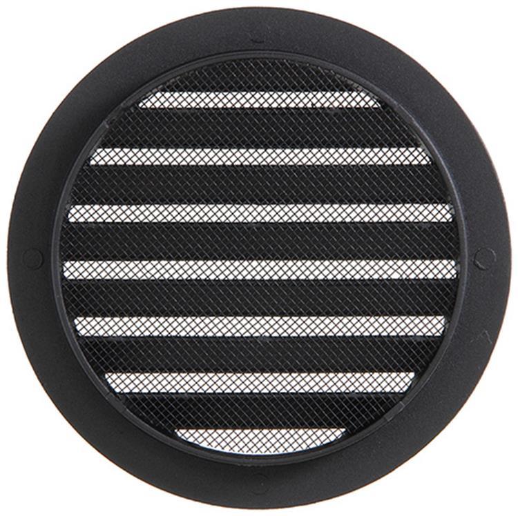 Load image into Gallery viewer, Renson 1061635 - inbouw rond schoepenr met gaas434r dia 160 ral 9005 zwart | 10 stuks