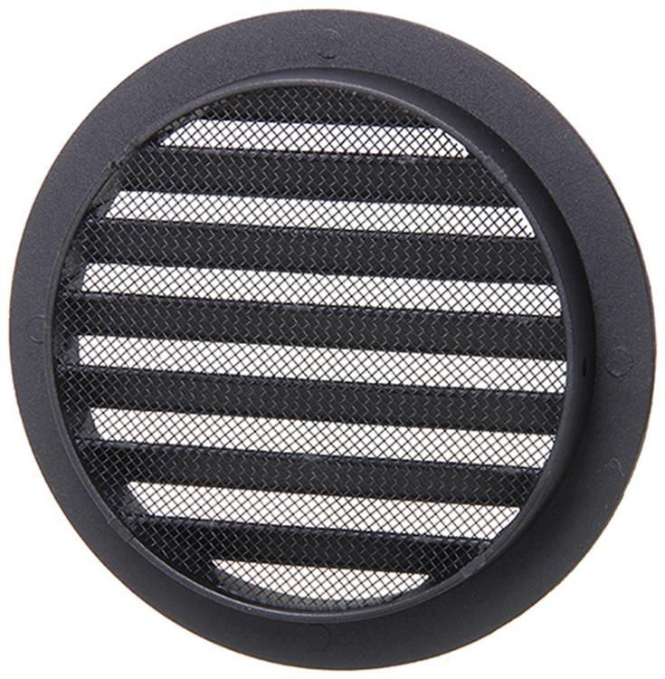Load image into Gallery viewer, Renson 1061635 - inbouw rond schoepenr met gaas434r dia 160 ral 9005 zwart | 10 stuks