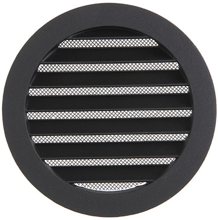Load image into Gallery viewer, Renson 1061635 - inbouw rond schoepenr met gaas434r dia 160 ral 9005 zwart | 10 stuks