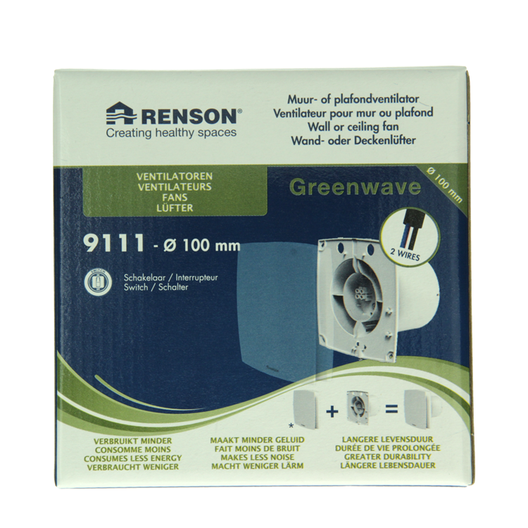 Load image into Gallery viewer, Renson 1069250 - mech. ventilator standaard 9111 (dia 100) | 2 stuks