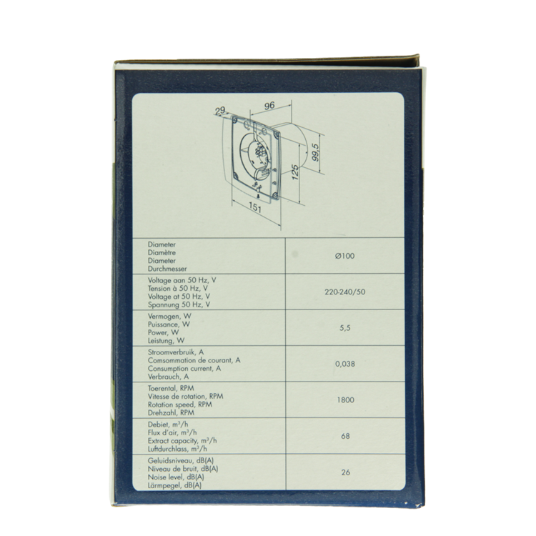 Load image into Gallery viewer, Renson 1069250 - mech. ventilator standaard 9111 (dia 100) | 2 stuks