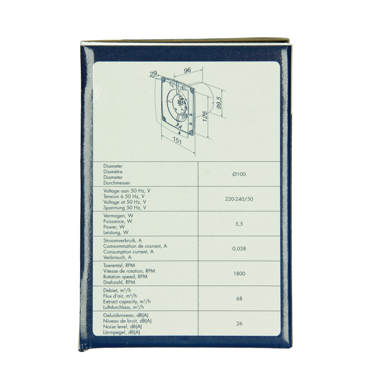 Load image into Gallery viewer, Renson 1069252 - mech.ventil. timer vochtsensor9411h (dia 100) | 2 stuks