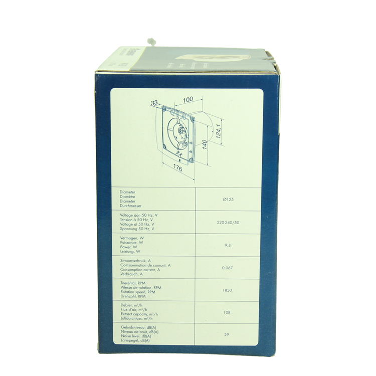 Load image into Gallery viewer, Renson 1069255 - mech.ventil. timer vochtsensor9412h (dia 125) | 2 stuks