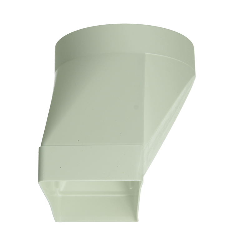 Afbeelding laden in galerijviewer, Renson 1069274 - pvc verbindingsst.rond rechth.7021 (220x90-dia 150) (wit) | 3 stuks