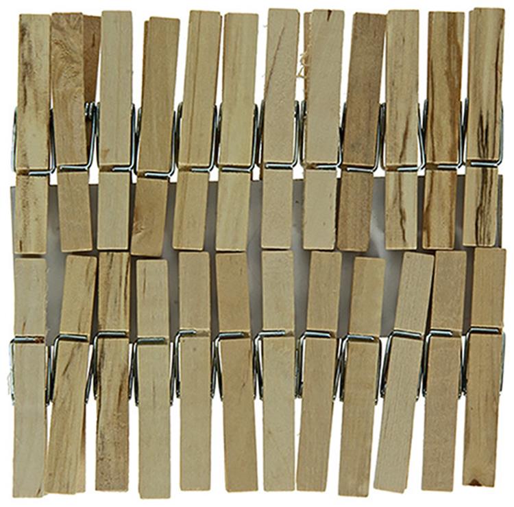 Load image into Gallery viewer, Starbright 1056830 - wasknijpers hout sb 24st | 6 stuks