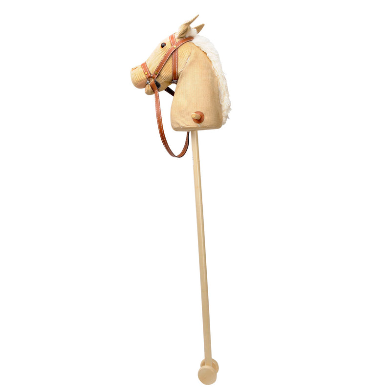 Load image into Gallery viewer, Playwood houten stokpaard met geluid