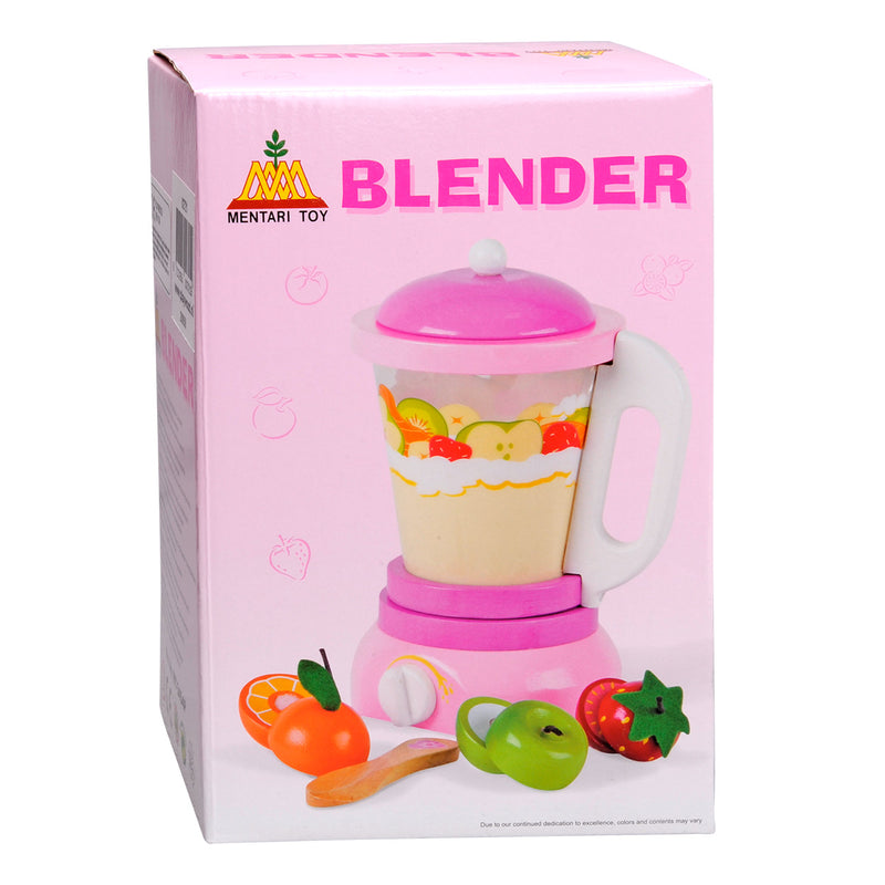 Load image into Gallery viewer, Mentari houten speelgoed blender - speelkeuken smoothie set.