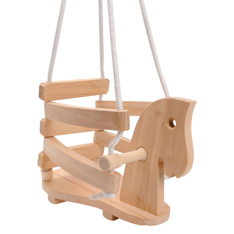 Load image into Gallery viewer, Playwood houten schommel - paard