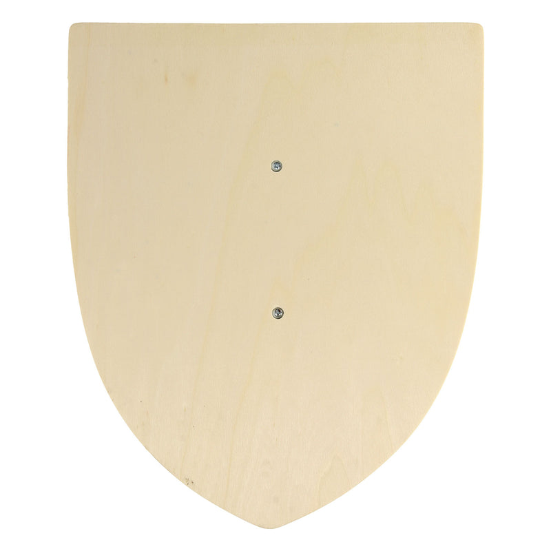 Load image into Gallery viewer, Playwood houten schild ridder speelgoed met handvat voor kinderen.