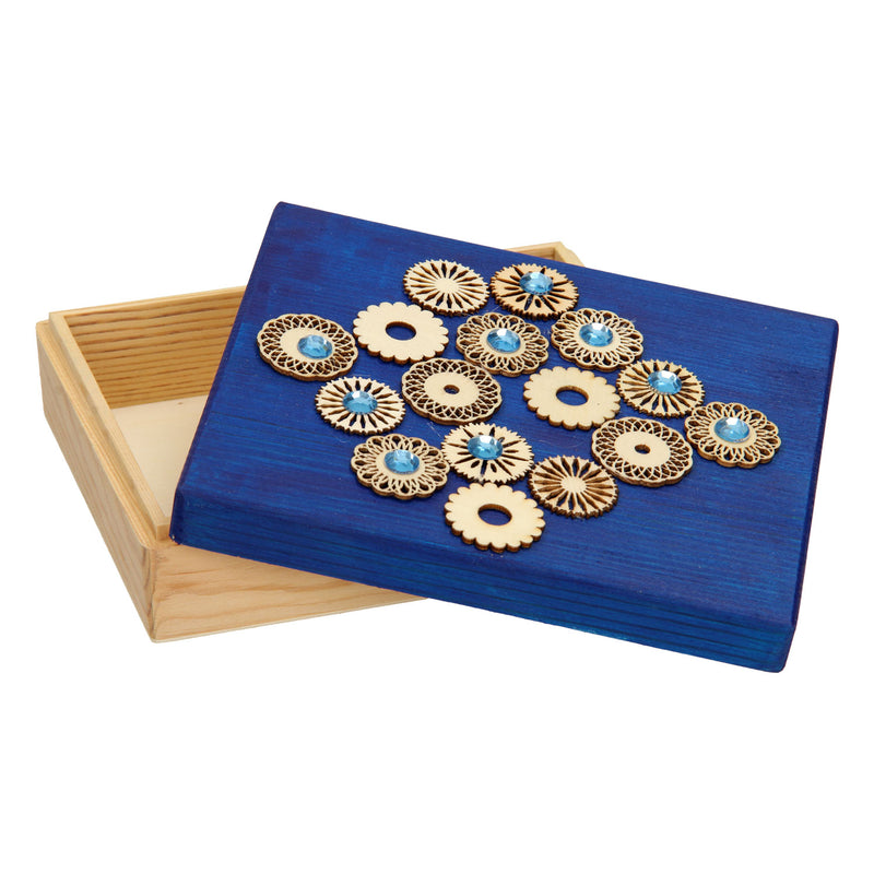 Load image into Gallery viewer, Versier je eigen Houten Opbergbakje (losse deksel)