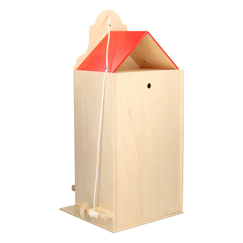 Load image into Gallery viewer, Playwood - houten pakhuis grachtenpand klein; hoogte 67 cm