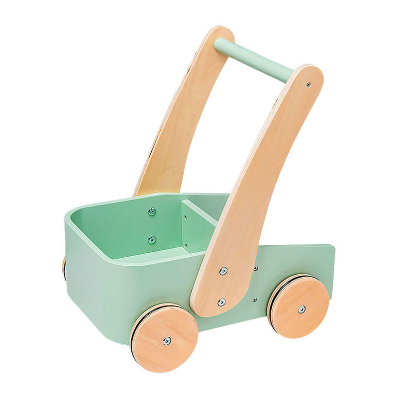 Load image into Gallery viewer, Playwood duwwagen groen loopwagen little walker