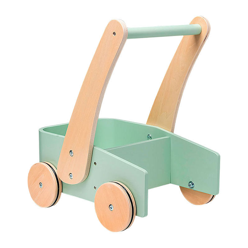 Load image into Gallery viewer, Playwood duwwagen groen loopwagen little walker