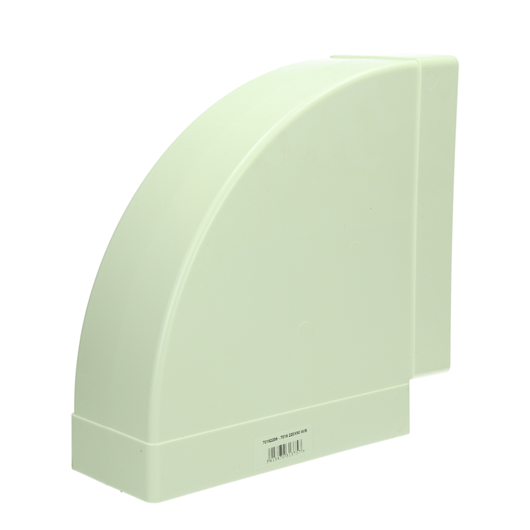Load image into Gallery viewer, Renson 1069272 - pvc hoekverbinding hor. 90° 7016 (220x90) (wit) | 3 stuks
