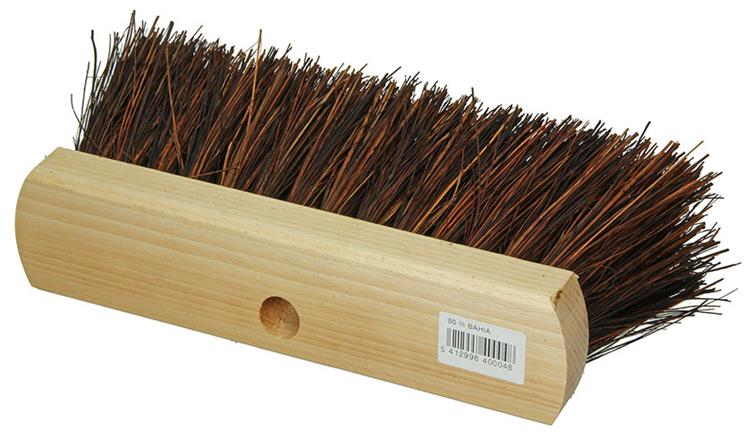 Afbeelding laden in galerijviewer, 1009161 - straatveger 50% bahia rond hout gelakt 30cm | 2 stuks