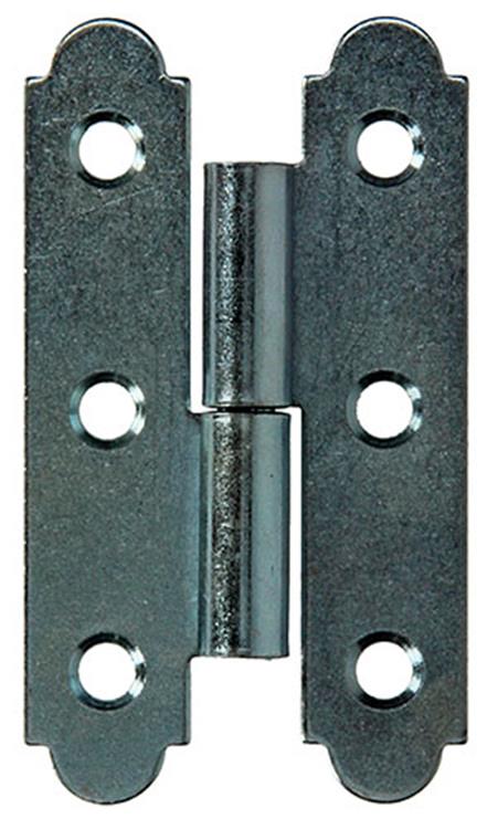 Load image into Gallery viewer, Mack 1013257 - 2 spaanse paumellen links verzinkt h 80 x b 45mm | 5 stuks