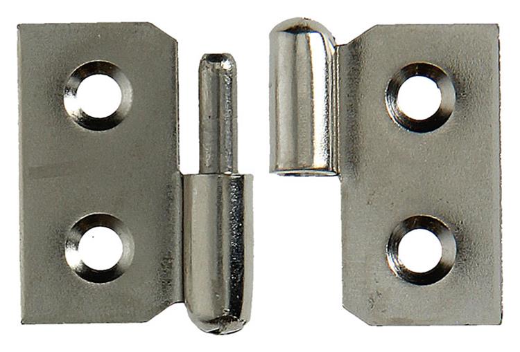 Load image into Gallery viewer, Mack 1013349 - 2 meubelpaumellen links vernikkeld h 30 x b 40 mm | 5 stuks