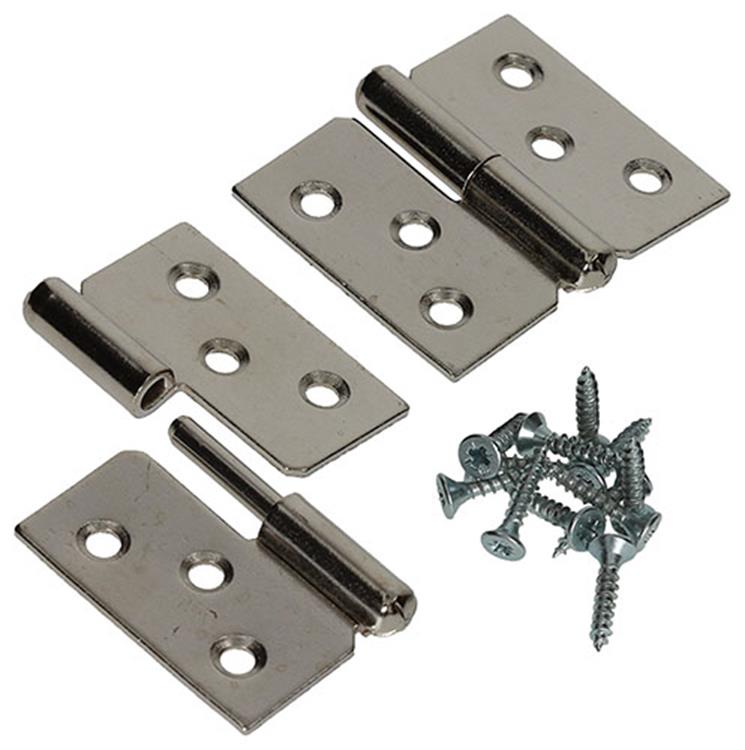 Load image into Gallery viewer, Mack 1013350 - 2 meubelpaumellen links vernikkeld h 40 x b 50 mm | 5 stuks