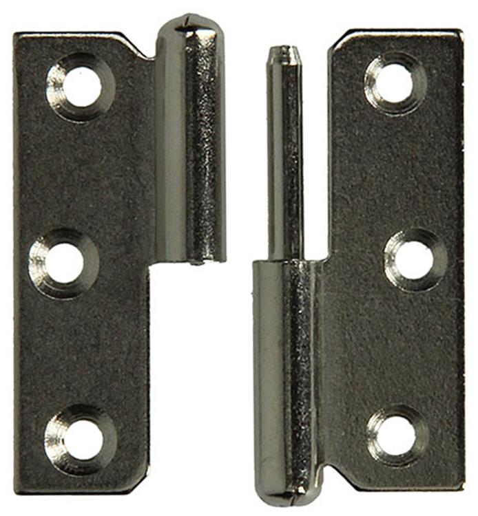 Load image into Gallery viewer, Mack 1013465 - 2 meubelpaumellen rechts vernikkeld h 50 x b 40 mm | 5 stuks