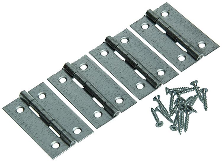 Afbeelding laden in galerijviewer, Mack 1013247 - 4 smalle scharnieren verzinkt h 50 x b 30 mm | 5 stuks