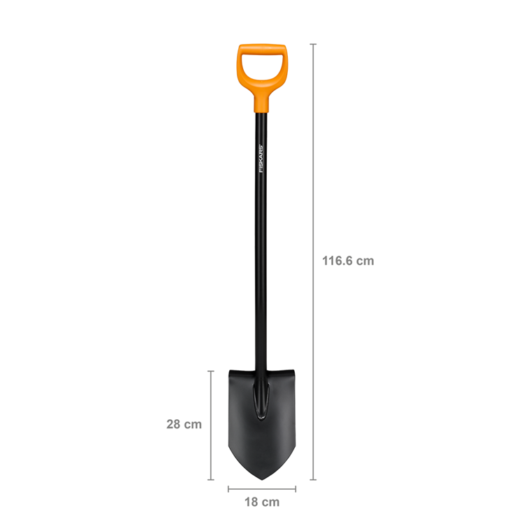 Load image into Gallery viewer, Fiskars 1066716 spade werkbreedte 180 mm d-greep