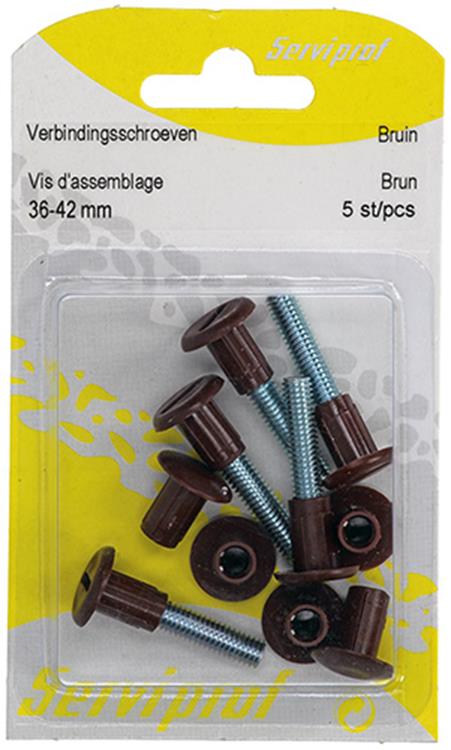 Load image into Gallery viewer, Mack 1015827 - 5 verbindingsschroeven bruin 34–44mm | 10 stuks