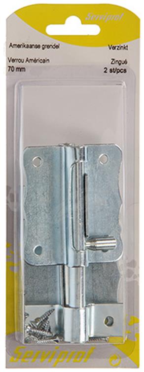Load image into Gallery viewer, Mack 1015939 - 2 amerikaanse grendels verzinkt a 70 - b 45 mm | 5 stuks