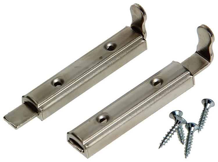 Load image into Gallery viewer, Mack 1013271 - 2 meubelschuiven vernikkeld a 60 - b 12,5 mm | 10 stuks