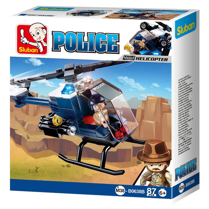 Load image into Gallery viewer, Sluban politie helikopter