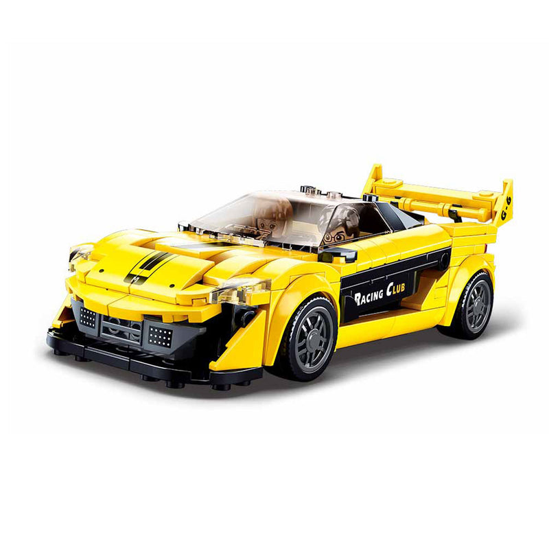 Load image into Gallery viewer, Sluban engelse supercar geel - 283dlg.