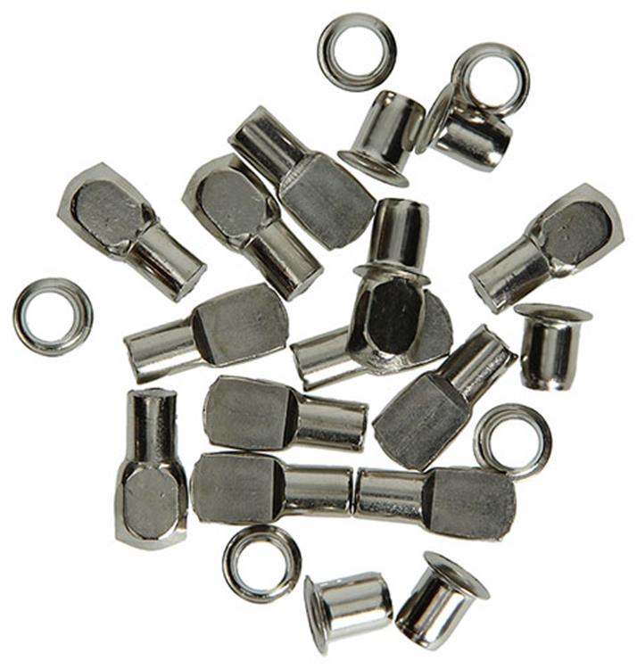 Load image into Gallery viewer, Mack 1013317 - 12 plankdragers ø 7mm hulzen ø 7,5 mm vernikkeld | 5 stuks