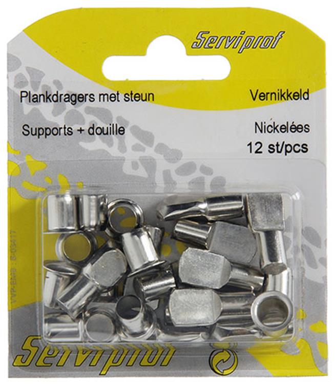 Load image into Gallery viewer, Mack 1013317 - 12 plankdragers ø 7mm hulzen ø 7,5 mm vernikkeld | 5 stuks