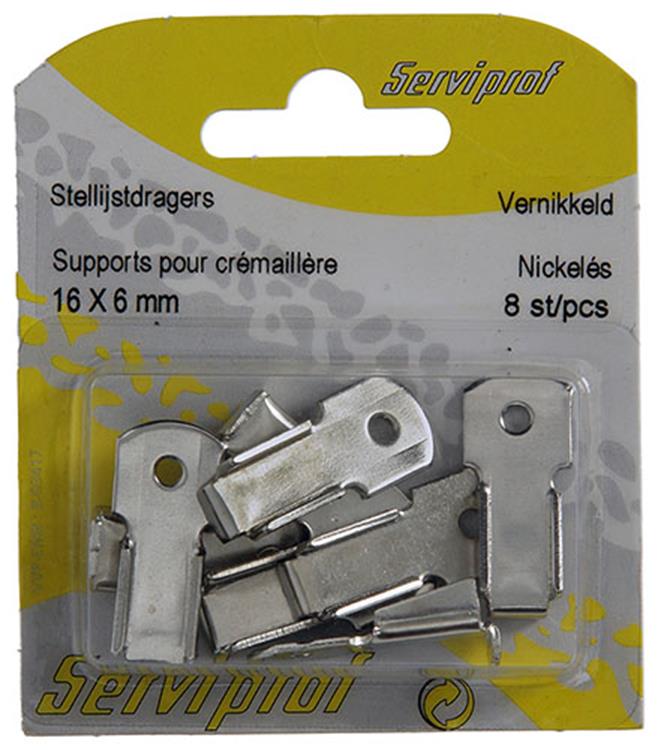 Load image into Gallery viewer, Mack 1015866 - 8 stellijstdragers vernikkeld | 5 stuks