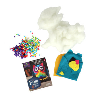 Afbeelding laden in galerijviewer, No brand craft tastic the pom owl kit | 2 stuks