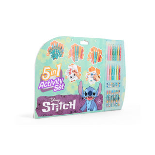 Afbeelding laden in galerijviewer, Stitch 5 in 1 kleurboek activiteiten set | 4 stuks