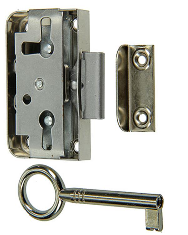 Load image into Gallery viewer, Mack 1015912 - 1 oplegmeubelslot vernikkeld 15mm | 5 stuks