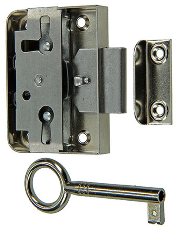 Load image into Gallery viewer, Mack 1015914 - 1 oplegmeubelslot vernikkeld 25mm | 5 stuks