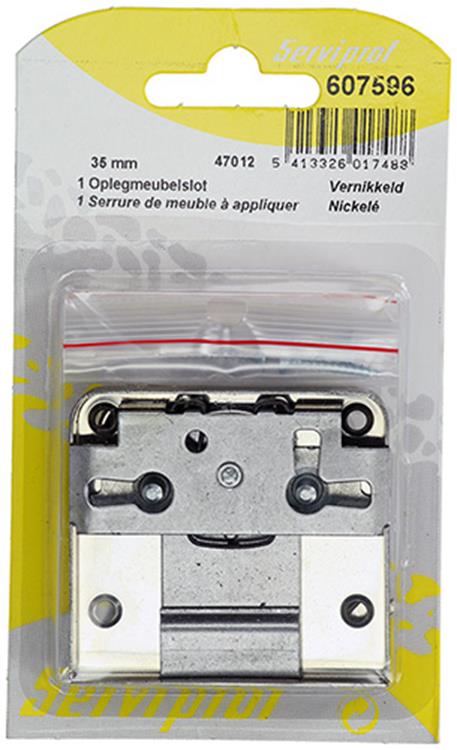 Load image into Gallery viewer, Mack 1013606 - 1 oplegmeubelslot vernikkeld 35mm | 5 stuks