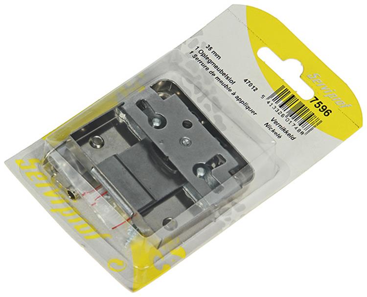 Load image into Gallery viewer, Mack 1013606 - 1 oplegmeubelslot vernikkeld 35mm | 5 stuks