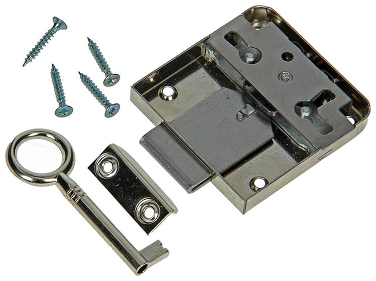 Load image into Gallery viewer, Mack 1013607 - 1 oplegmeubelslot vernikkeld 40mm | 5 stuks
