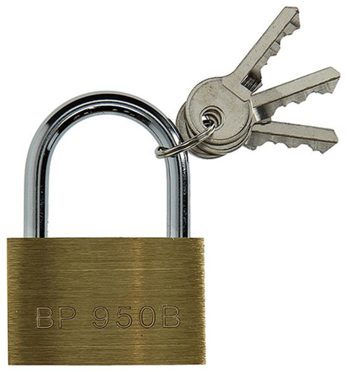 Load image into Gallery viewer, Mack 1014075 - hangslot met cilinder messing 50 mm | 10 stuks
