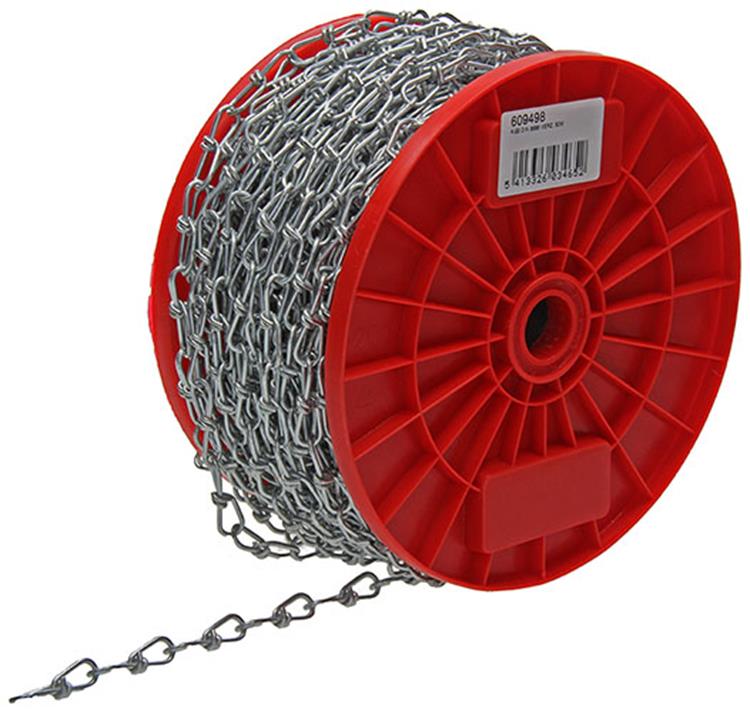 Afbeelding laden in galerijviewer, 1013663 - victorketting verzinkt din5686ø 2mm l 28mm 50m wwl 32 kg | 50 stuks